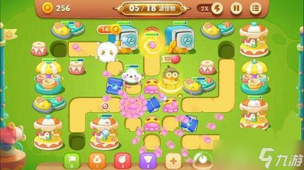 保卫萝卜3游乐场大作战第三十三关过关攻略