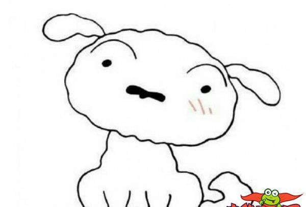 蜡笔小新里面的小白怎么画小白简笔画教程