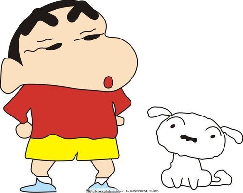 简笔画蜡笔小新和小白 第2页