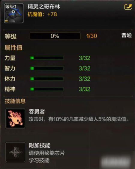 DNF手游精灵之哥布林属性介绍与获取方式