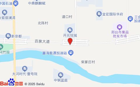 邢台市宠物市场位置示意图