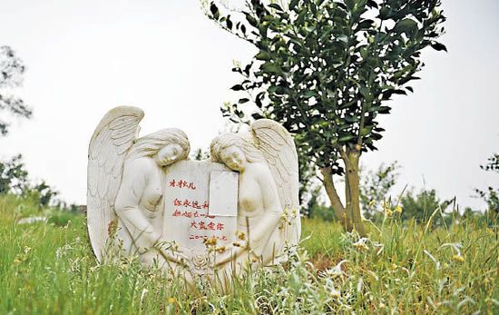 不少人为死去的宠物设立墓碑。（图片来源于网络）