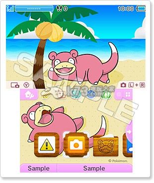 3DS日版新增三款口袋妖怪主题