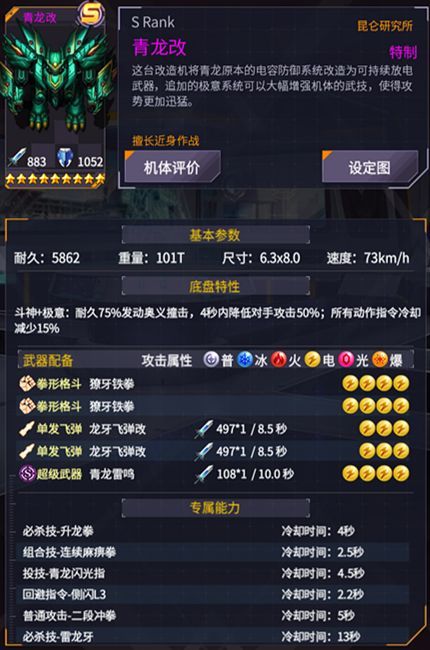机动战队魔改图鉴大全 所有魔改机体属性图片3