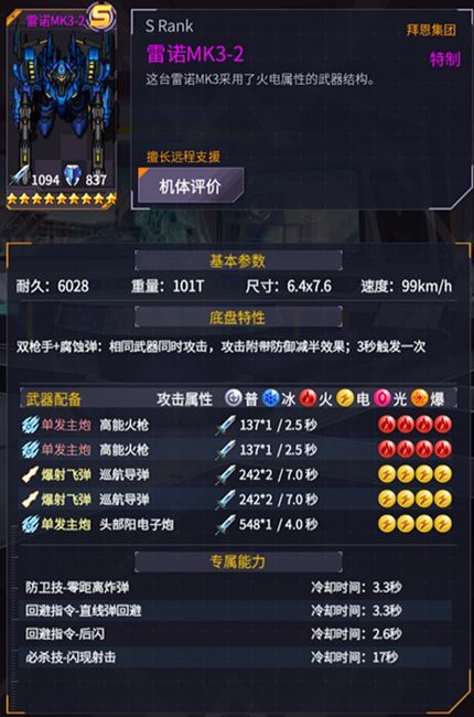 机动战队魔改图鉴大全 所有魔改机体属性图片11