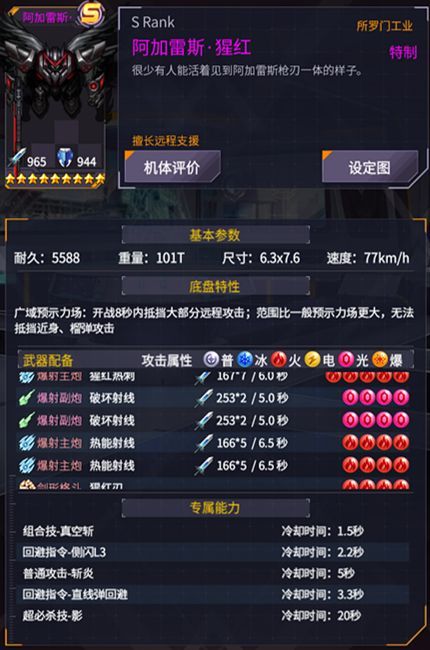 机动战队魔改图鉴大全 所有魔改机体属性图片14