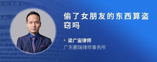 偷了女朋友的东西算盗窃吗