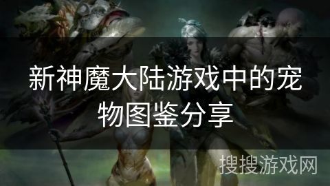 新神魔大陆游戏中的宠物图鉴分享