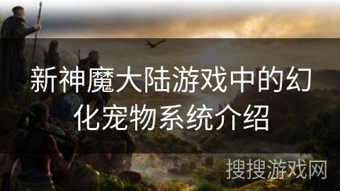 新神魔大陆游戏中的幻化宠物系统介绍