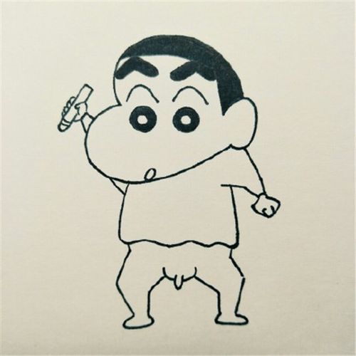 简笔画蜡笔小新步骤图