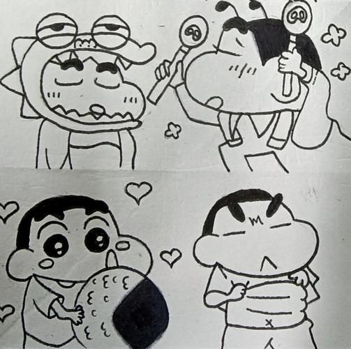 蜡笔小新简笔画