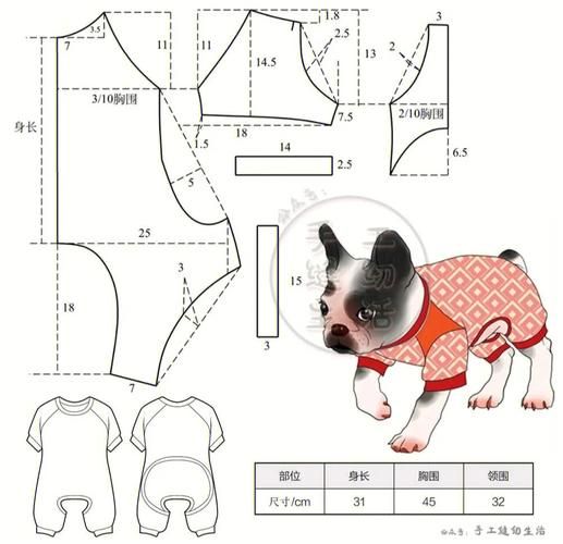 猫猫狗狗衣服裁剪图
