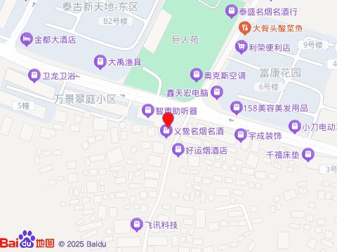 M先生宠物(怀远店)位置示意图