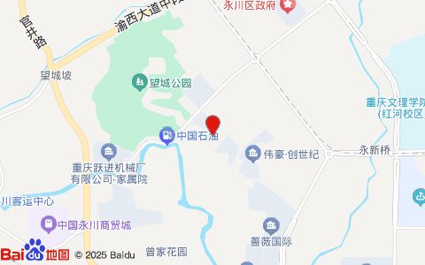 永川区嘉乐动物诊所位置示意图