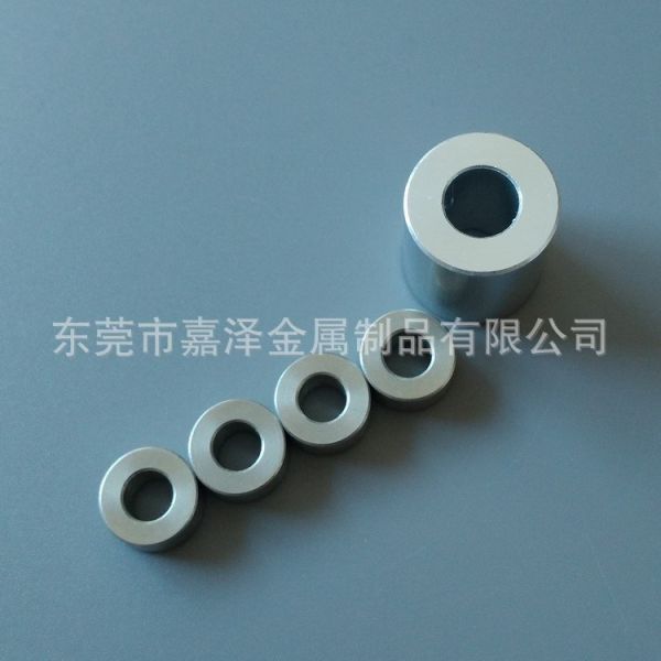 彩色铝环玩具配件加工 喷砂铝圈 宠物狗脚环定制标记用