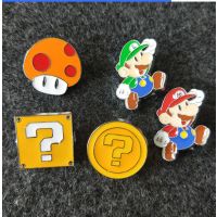 跨境货源超级Super Mario玛丽奥游戏系列胸针玛丽滴油徽章定制