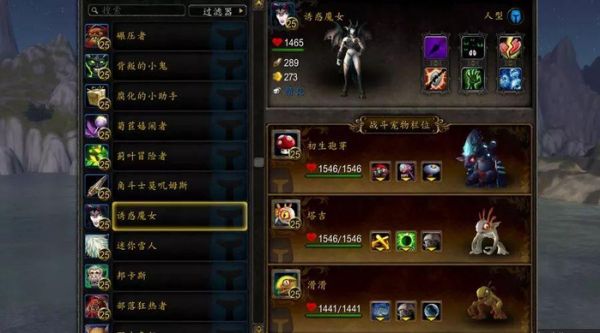 魔兽世界宠物对战人型战斗宠物推荐, 便宜的DOT队雪天队狂暴队