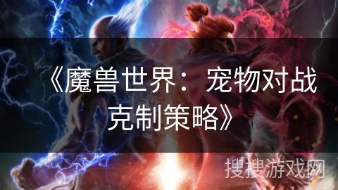 《魔兽世界：宠物对战克制策略》