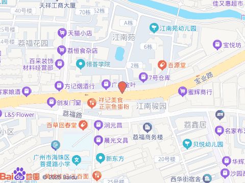 福懋动物医院(宝业路店)位置示意图