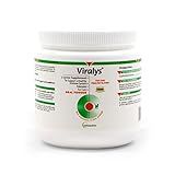 Vetoquinol Viralys 猫和小猫每日 L-赖氨酸粉，鱼味赖氨酸补充剂，用于支持免疫健康、正常眼部功能和呼吸健康，100 克
