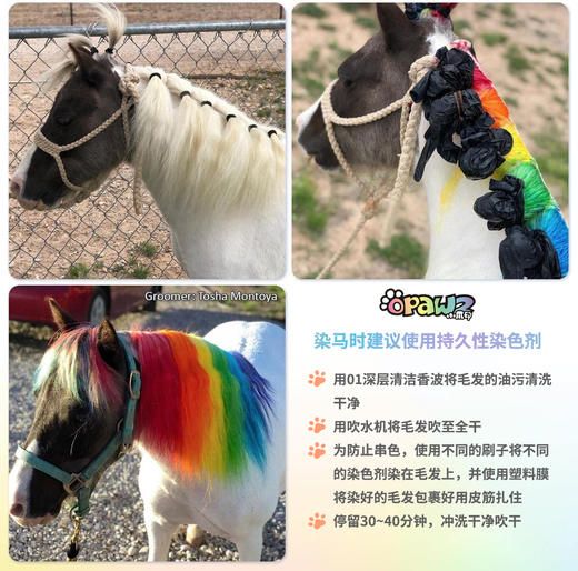 泰迪棕双支宠物持久染色剂 OPAWZ小爪印 商品图7