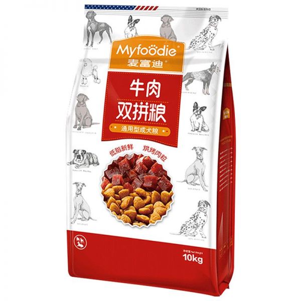 【rjm8.nlx8.com狗狗用品39】宠物狗怎么养胖:麦富迪鸭肉梨狗粮10kg牛肉蓝莓双拼粮冻干成幼犬通用老年犬20斤装1580