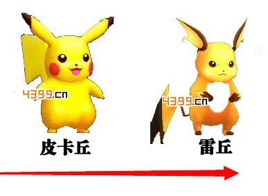 口袋妖怪皮卡丘进化流程
