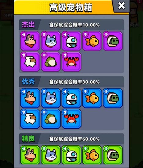 弹壳特工队宠物强度哪个好