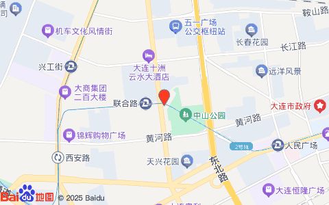 大连中山公园宠物市场位置示意图