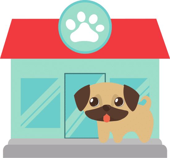 小狗宠物店 puppy at pet shop