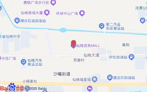 小象动物公园(仙桃武商MALL店)位置示意图