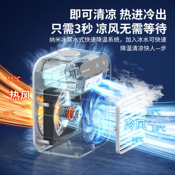 【rjm8.com狗狗用品13】飞机宠物托运怎么办理:宠物空调扇夏天狗狗睡觉狗窝降温制冷风扇夏季猫咪小型加水电风扇4762