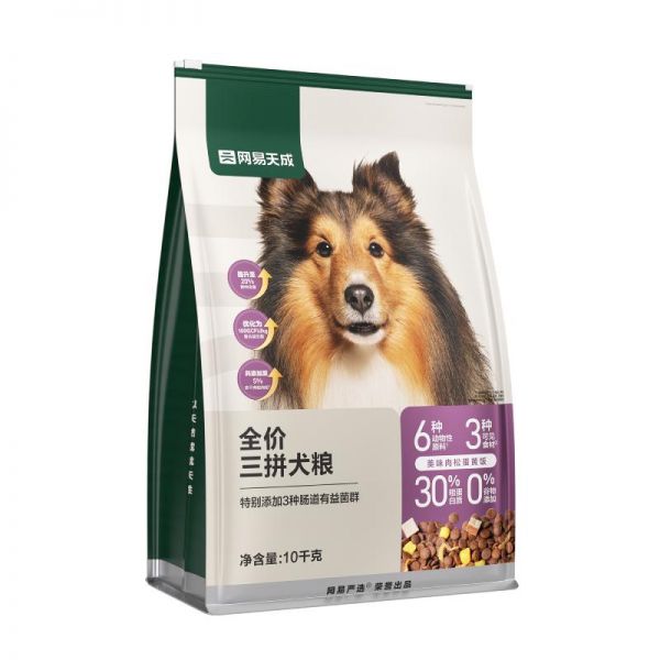 【rjm8.com狗狗用品30】兰州宠物狗狗托运:网易严选三拼狗粮鸭肉梨冻干小中大型全价幼犬金毛边牧专用成犬粮5520