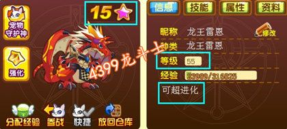 龙斗士战宠进化解析