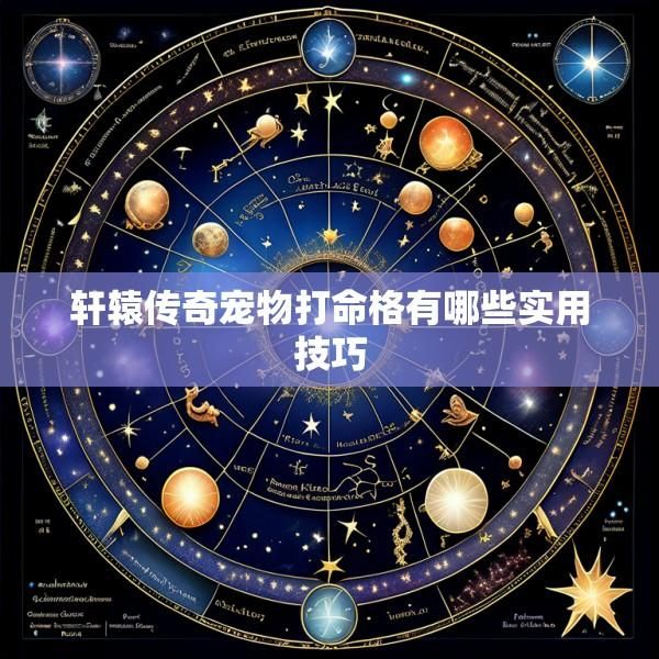 轩辕传奇宠物打命格有哪些实用技巧