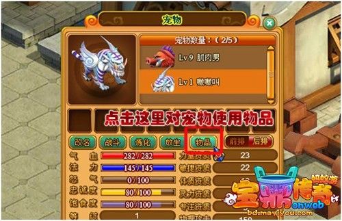 我宝宝我做主《宝鼎传奇》宠物系统介绍 