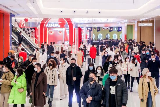 图为龙湖重庆高新天街开业现场。主办方供图