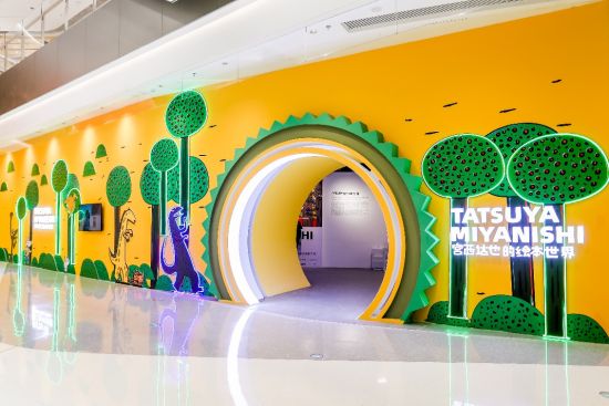 图为宫西达也的绘本世界展图。主办方供图