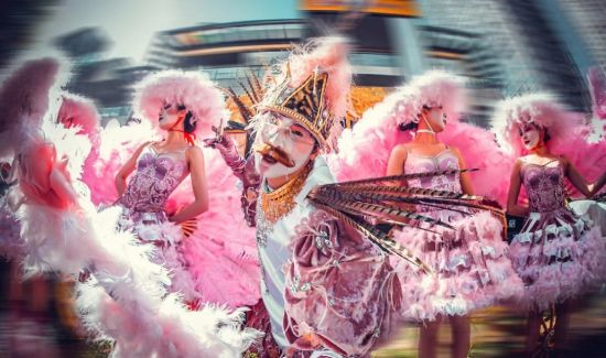 图为红鼻子艺术节活动照。主办方供图