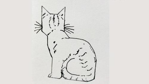 有趣速成简笔画教你画可爱猫咪