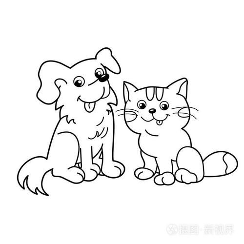 宠物颜色插画正版商用图片1oi8x7摄图新视界