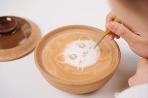 猫咪咖啡|超可爱的咖啡雕花 内附视频详解的做法 步骤5