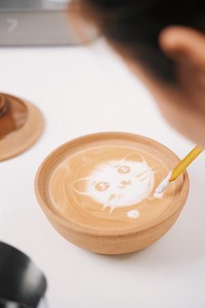 猫咪咖啡|超可爱的咖啡雕花 内附视频详解的做法 步骤6