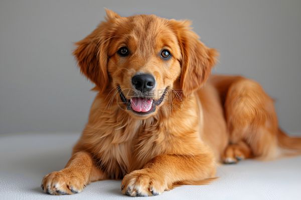 开心的宠物小狗图片