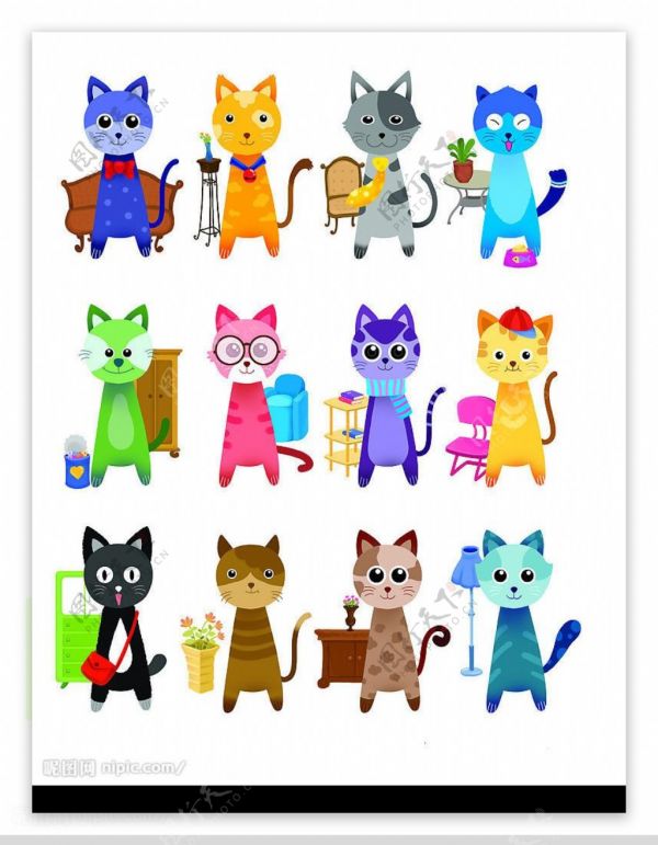 超级可爱的小猫图片