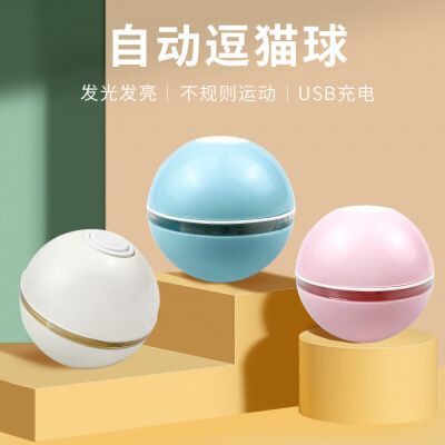 猫咪玩具电动逗猫球自动球可充电小猫咪宠物猫猫宠物玩具6xm