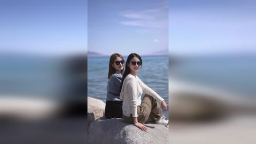 这是赛里木湖，大西洋最后一滴眼泪，人人向往的诗和远方。来吧！