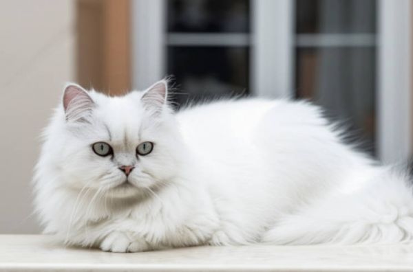 白色的波斯猫