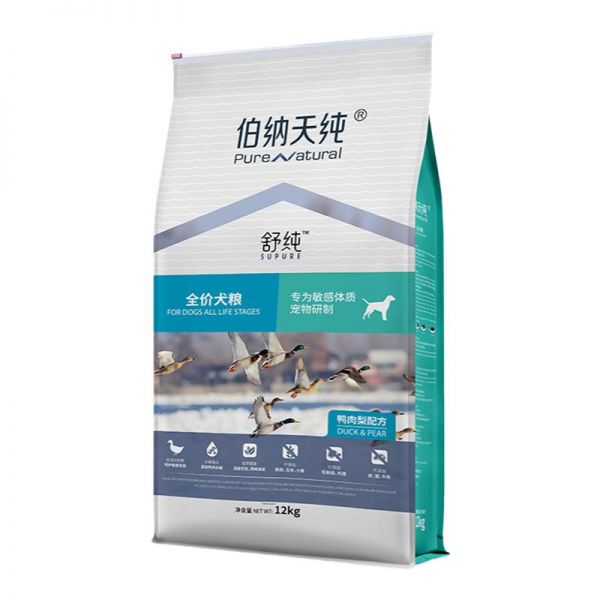 【rjm8.com狗狗用品56】宠物狗能吃油肉吗是真的吗：伯纳天纯舒纯狗粮鸭肉梨清火比熊金毛成犬幼犬低敏肠胃泪痕通用1590