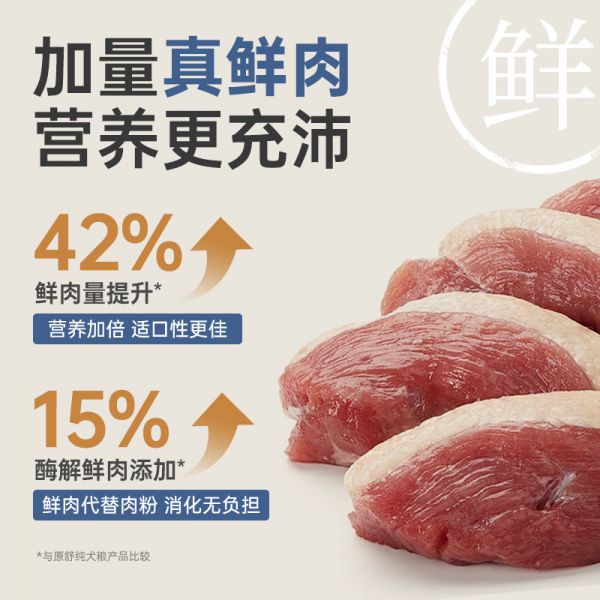 【rjm8.com狗狗用品56】宠物狗能吃油肉吗是真的吗：伯纳天纯舒纯狗粮鸭肉梨清火比熊金毛成犬幼犬低敏肠胃泪痕通用1594